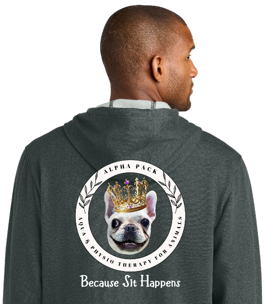 Customizable* Alpha Pack 10oz Anti-Abrasion Poly Blend Hoodie