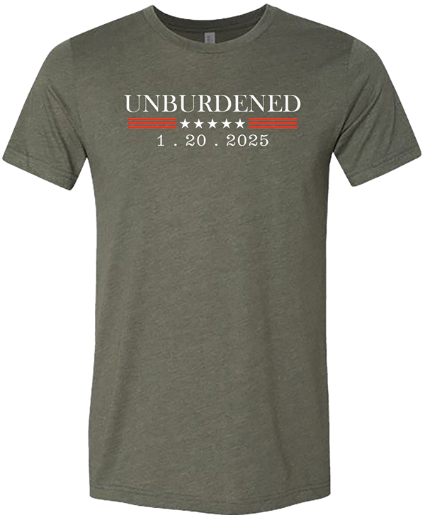 Trump Unburdened 2025 Unisex Tee