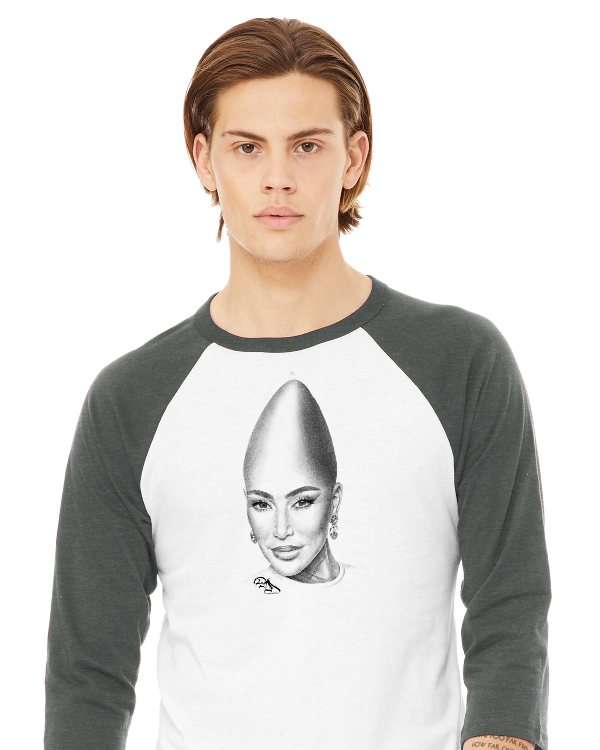 Danny Mack Kim Konedashian - 3/4 Sleeve Baseball Tee