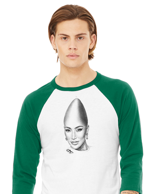 Danny Mack Kim Konedashian - 3/4 Sleeve Baseball Tee