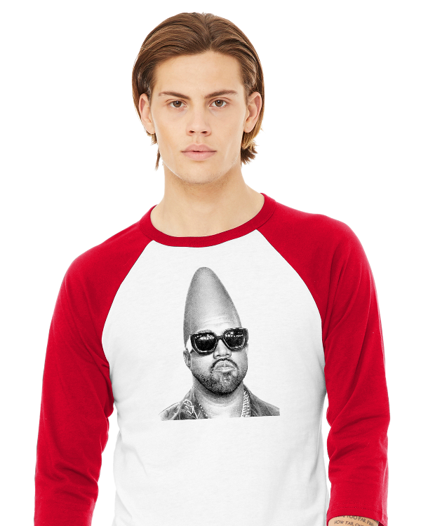 Danny Mack Koneye West - 3/4 Sleeve Baseball Tee