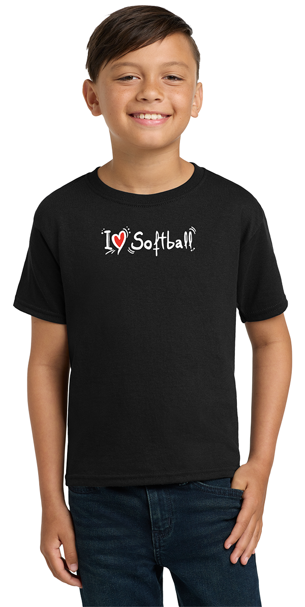 I ♥ Softball - Youth Tee