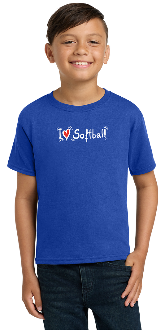 I ♥ Softball - Youth Tee