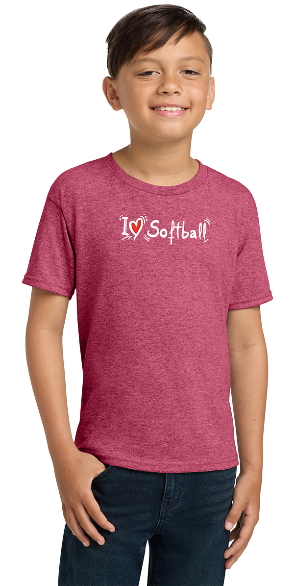 I ♥ Softball - Youth Tee
