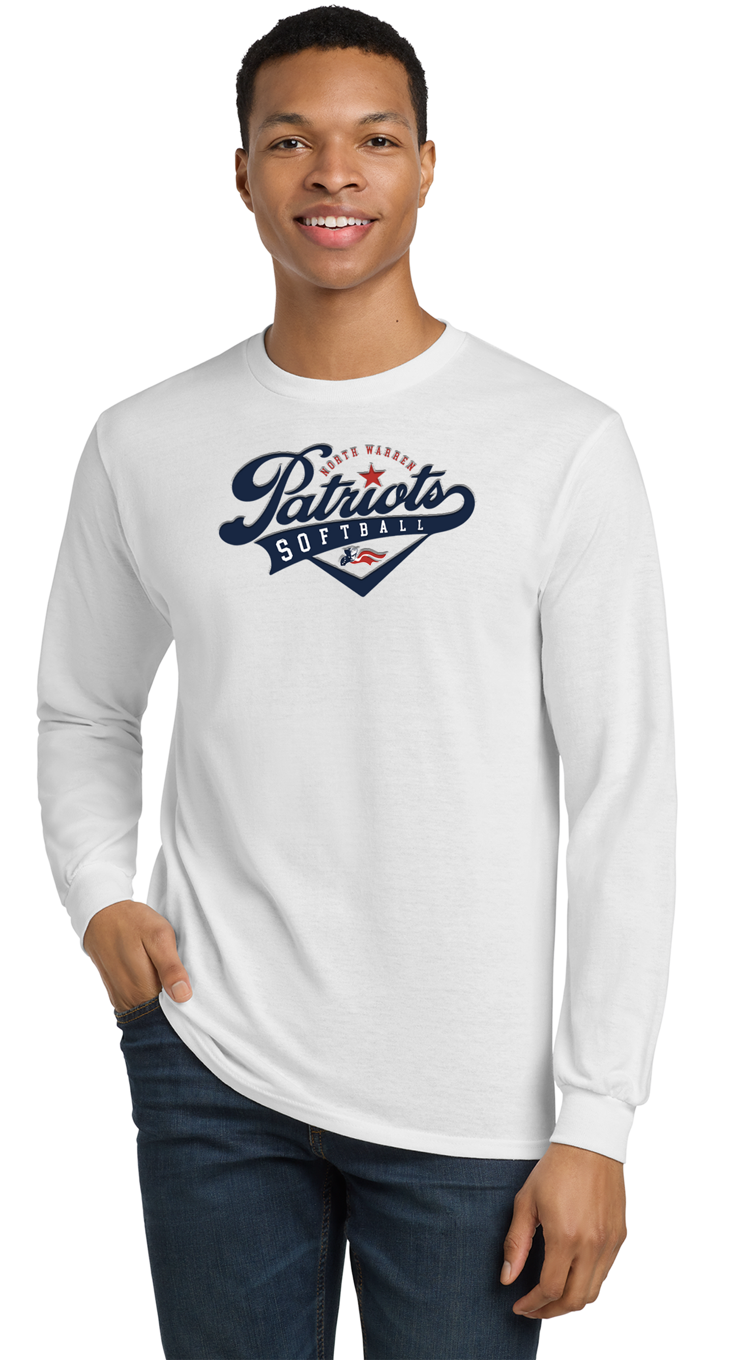 Adult 50/50 DryBlend Long Sleeve Tee