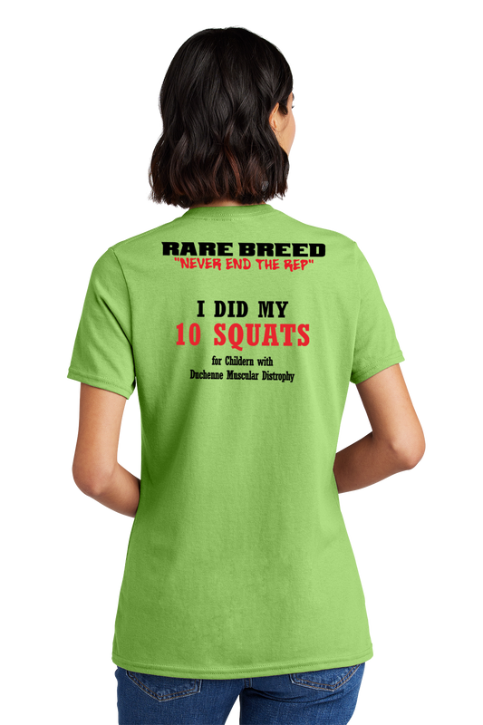 Ladies 100% Cotton V-Neck Tee