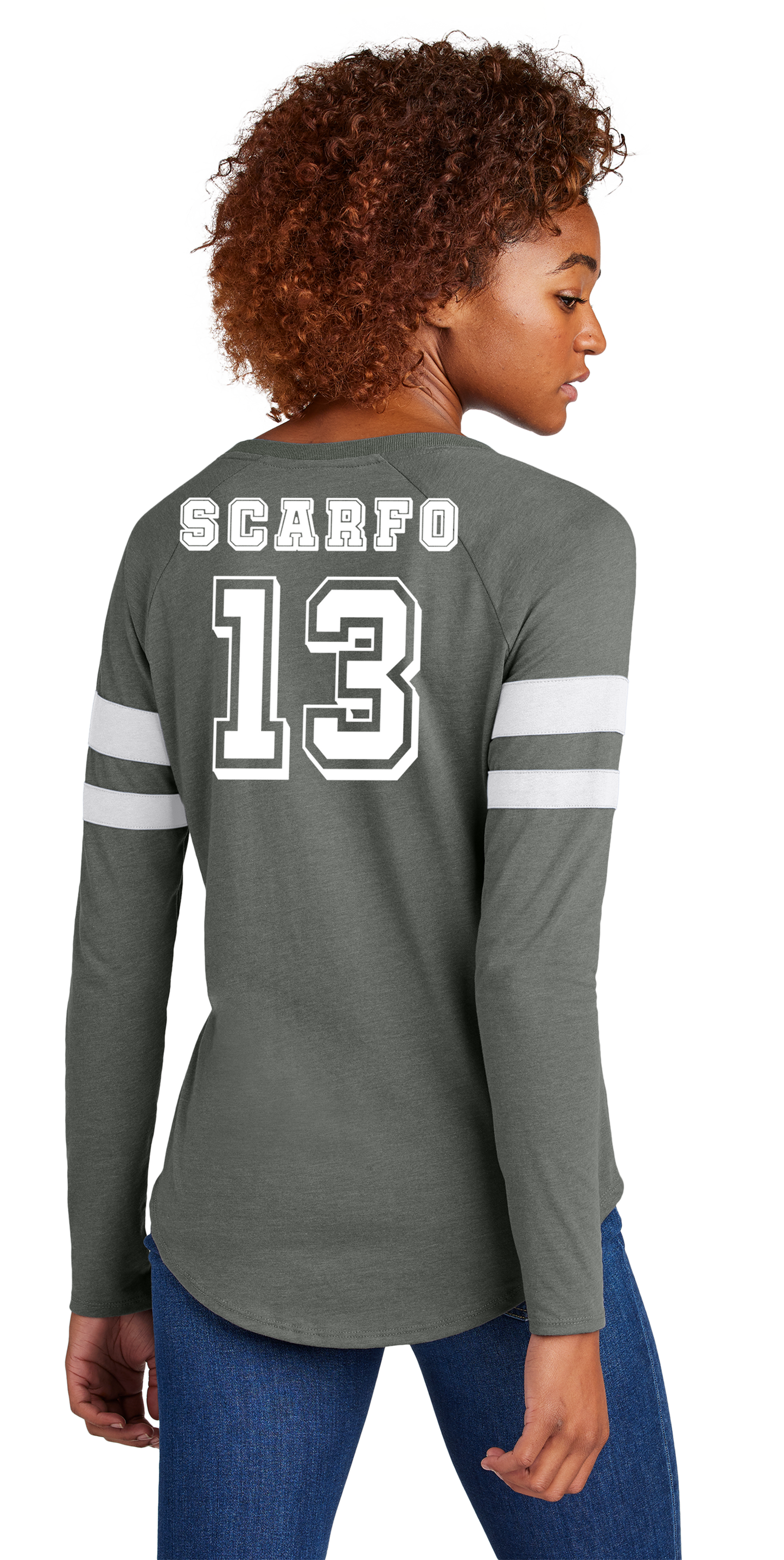 Ladies Halftime Long Sleeve V-Neck
