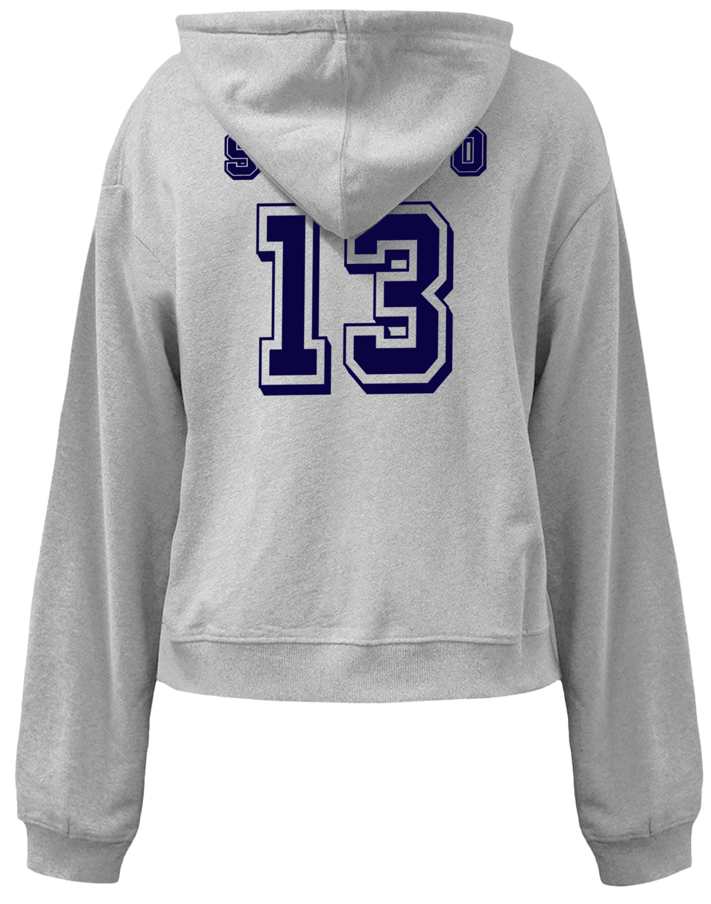 Ladies Mid-Weight Mid-Crop Hoodie