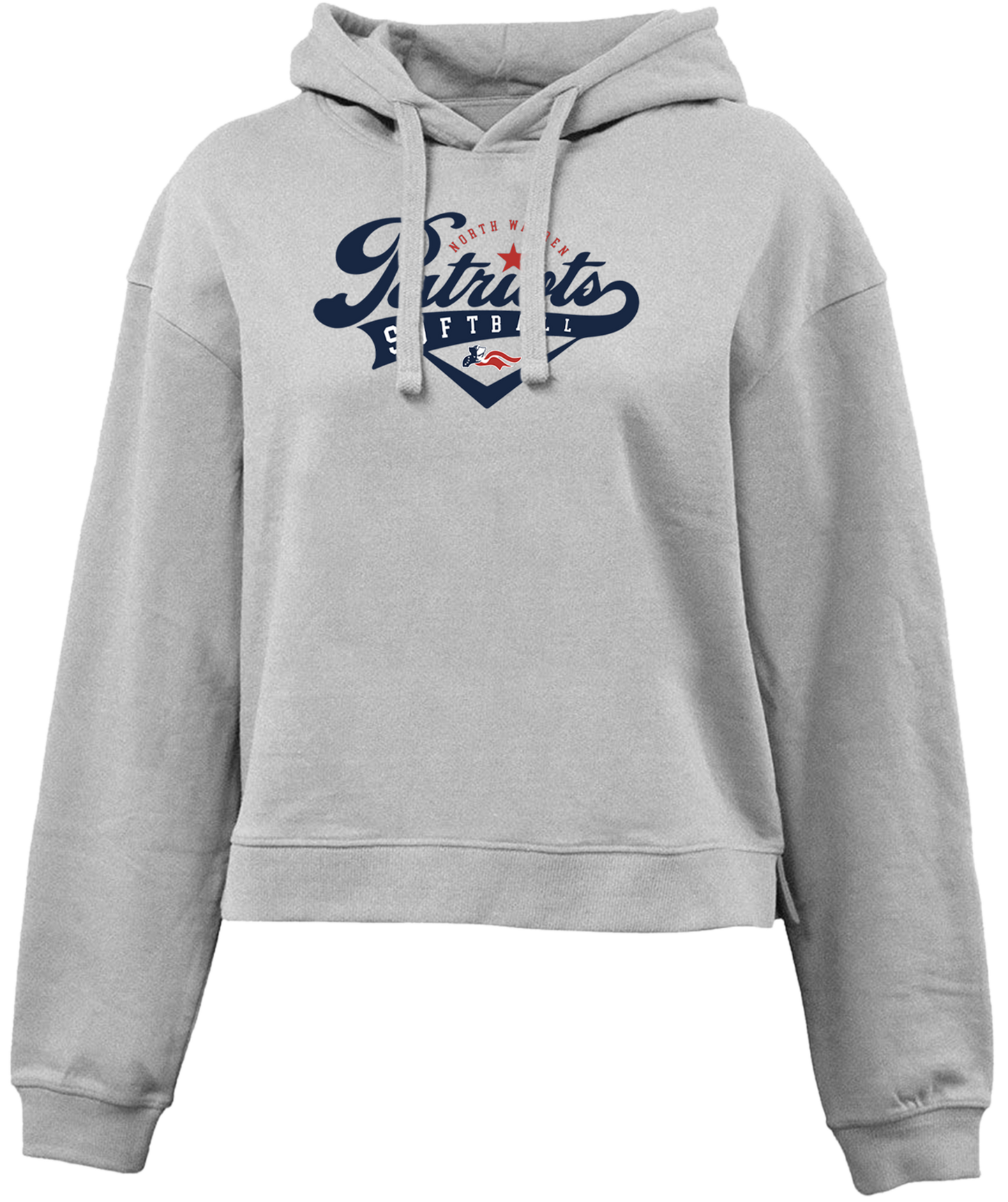 Ladies Mid-Weight Mid-Crop Hoodie