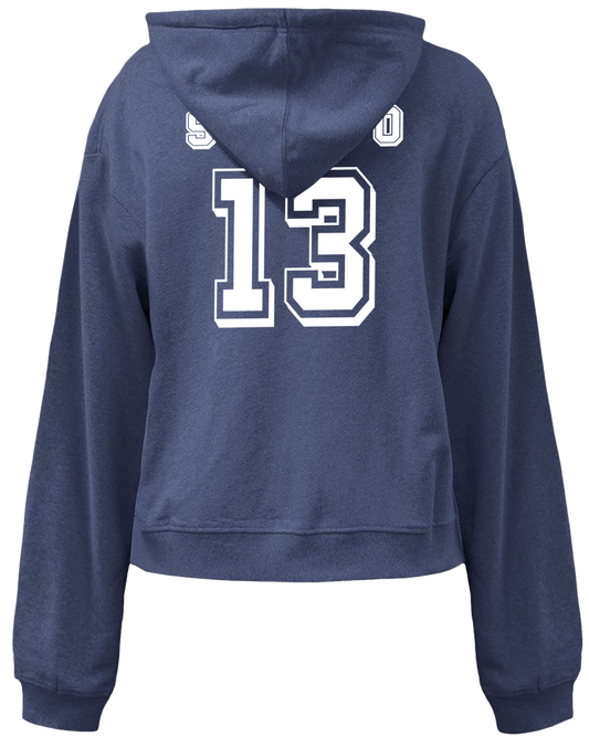 Ladies Mid-Weight Mid-Crop Hoodie