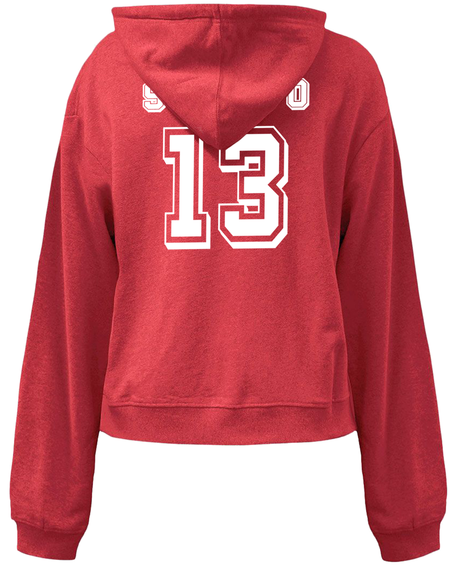 Ladies Mid-Weight Mid-Crop Hoodie
