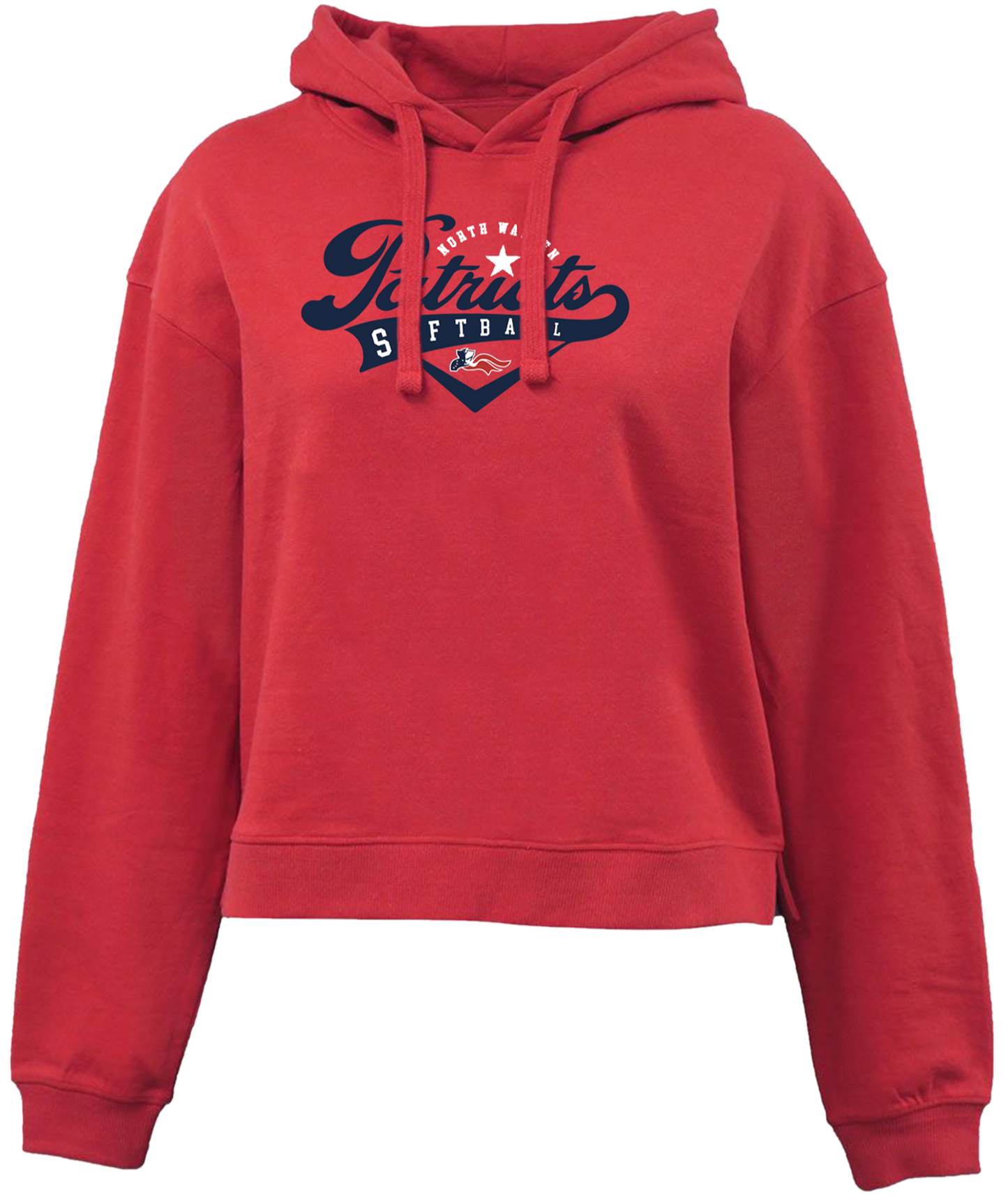 Ladies Mid-Weight Mid-Crop Hoodie