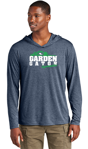 Men's District® Long Sleeve Hoodie - Tri-Blend 4.5oz