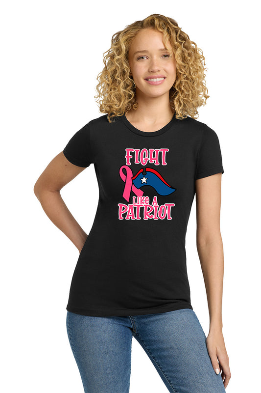 Woman wearing a black t-shirt with a graphic design and text on a white background. Paper Street Print Co, Blairstown, NJ.