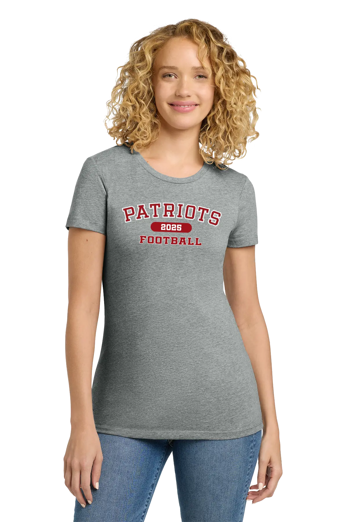 Ladies Vintage NW Patriots Football Tee