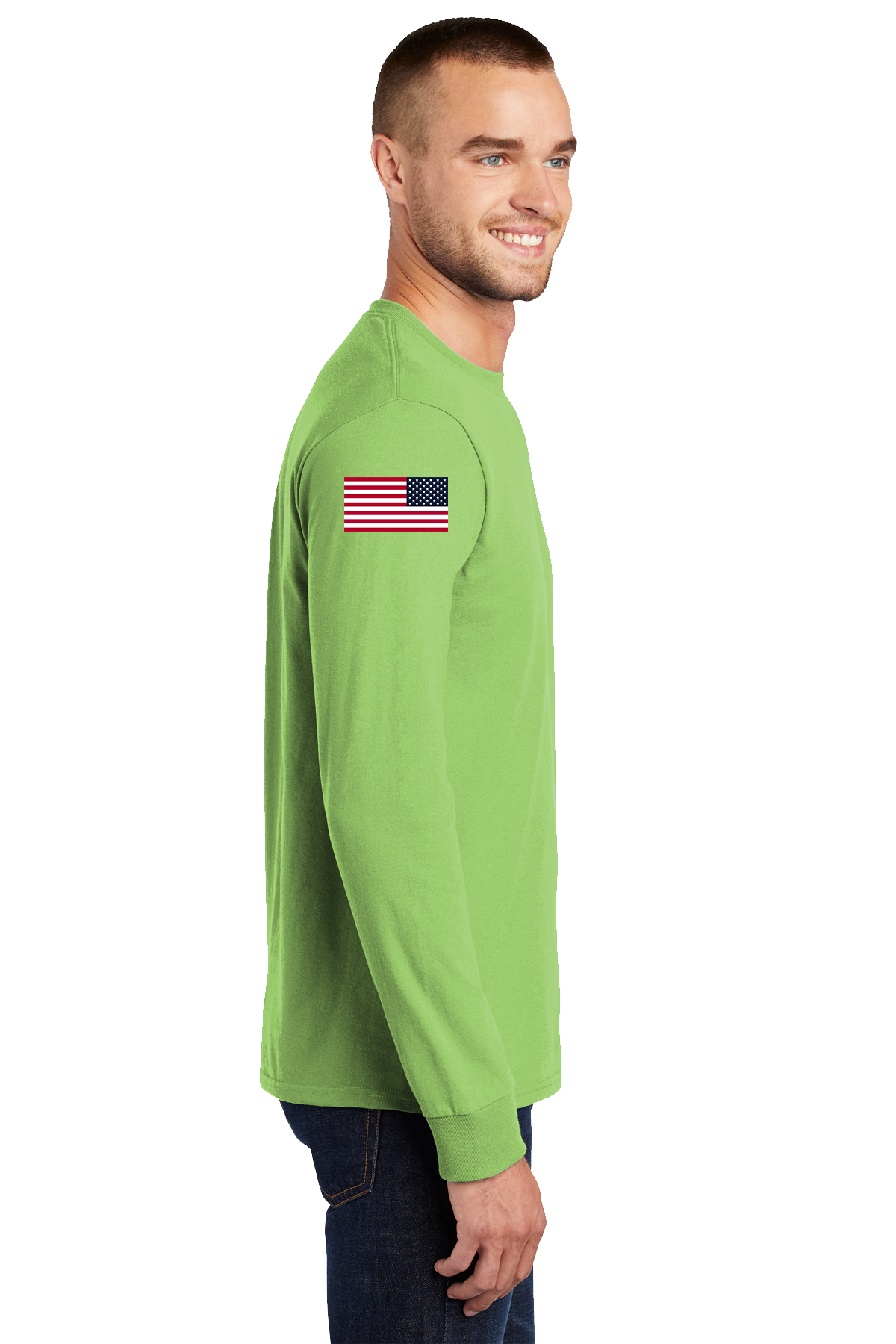 Unisex 100% Cotton Long Sleeve Tee