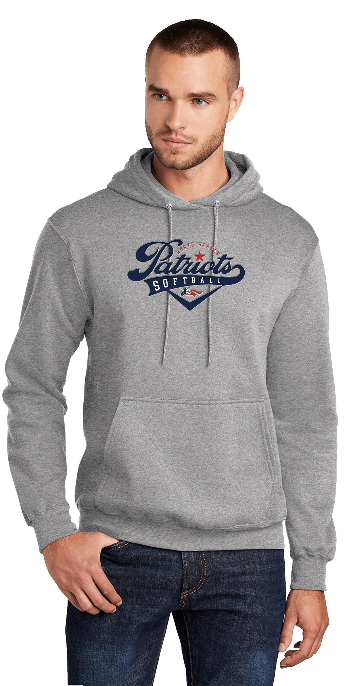 Adult 50/50 Core Fleece Blend Pullover Hoodie