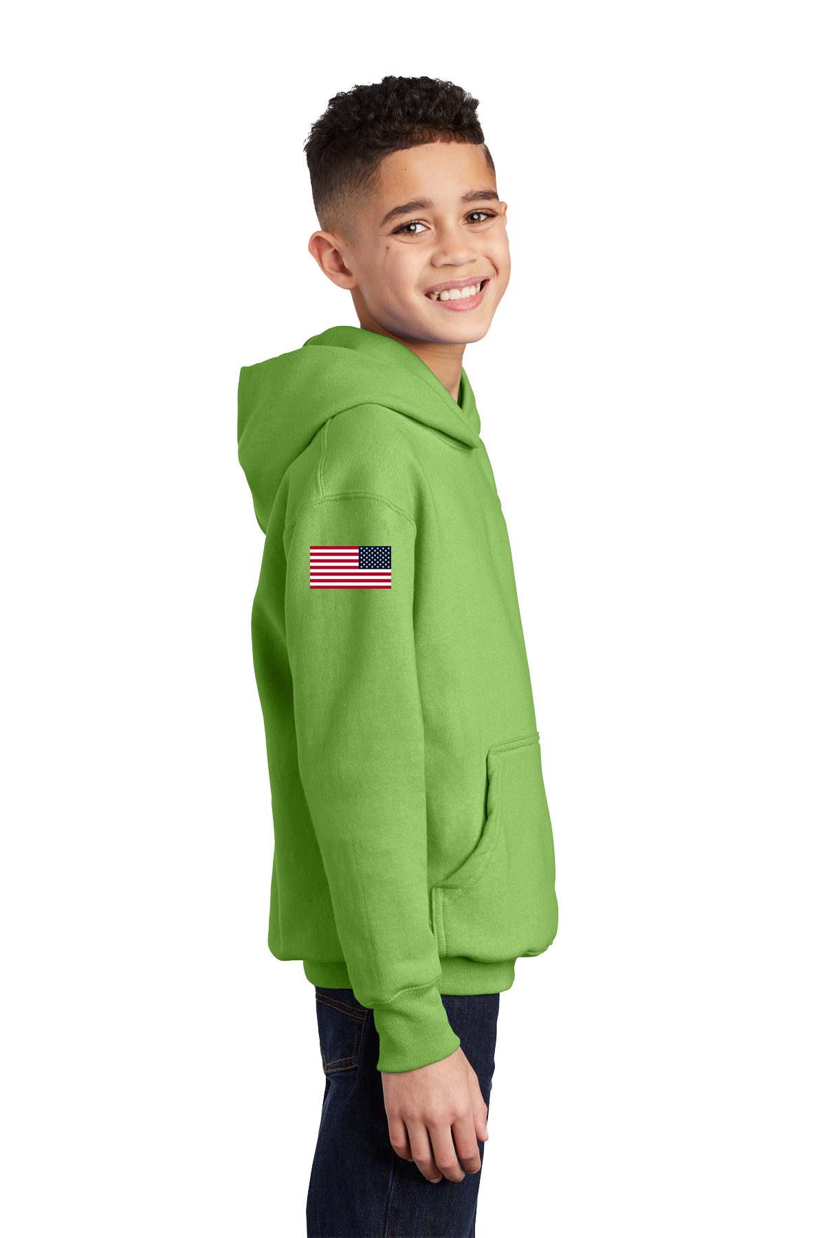 Youth Blended Cotton Pullover Hoodie (50/50)