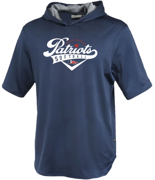 Youth Short Sleeve Warmup Hoodie