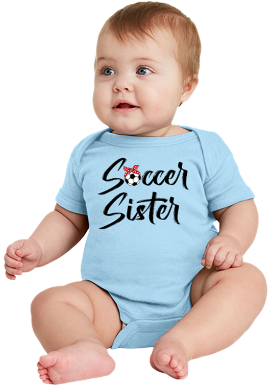 Soccer Sister Rabbit Skins Onesie