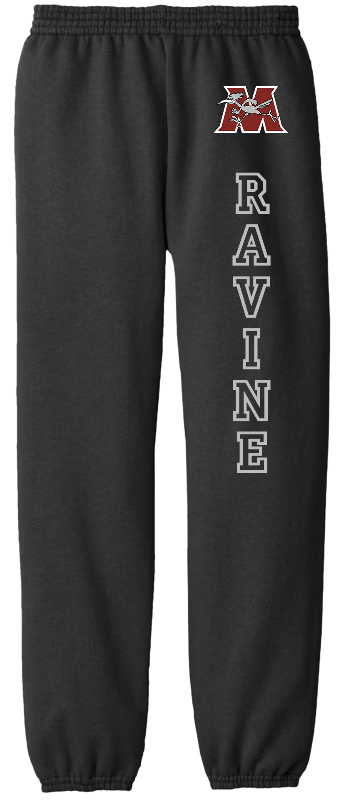 Ravine Drive Roadrunners Youth Sweatpants Charcoal Gray