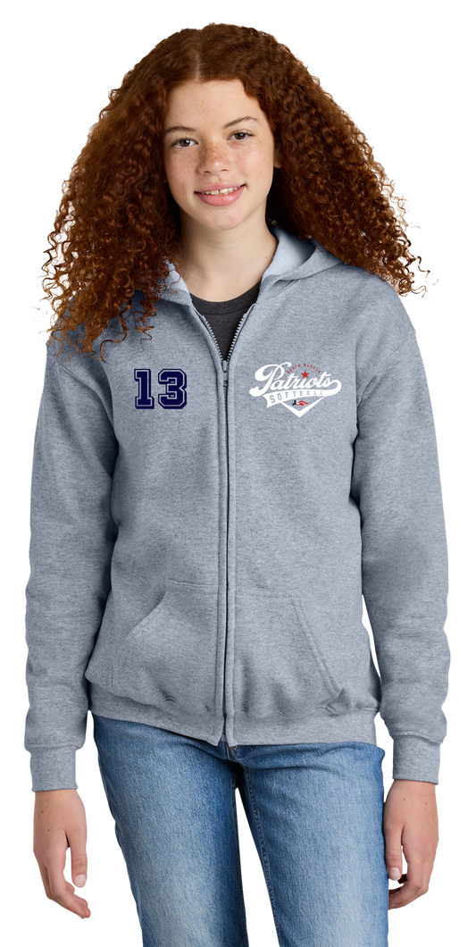 Youth Heavy Blend Pull-Zip Hoodie - *Free Customization