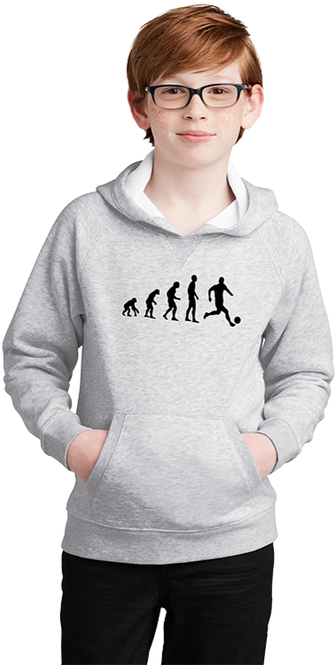 Soccer Evolution Pullover Hoodie - Youth