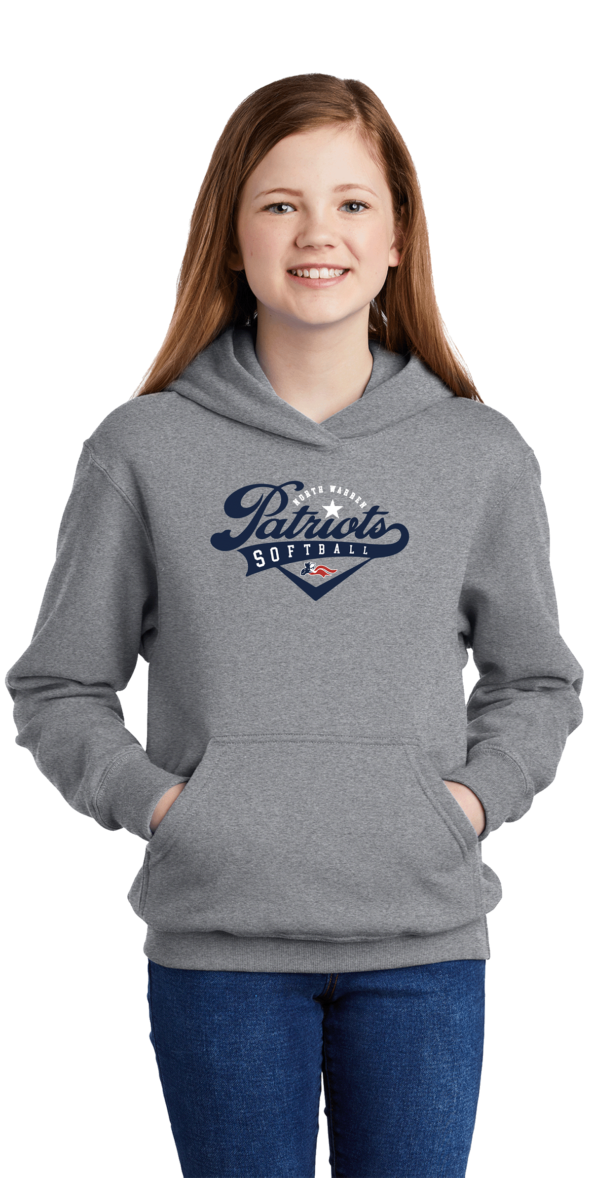 Youth 50/50 Blend Fleece Pullover Hoodie