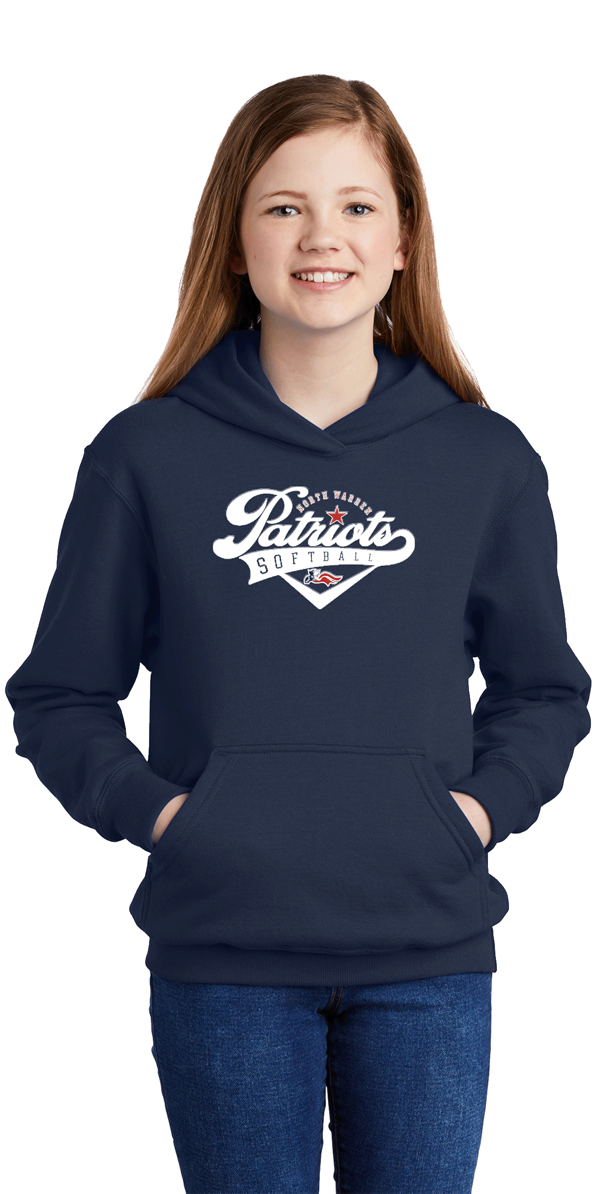 Youth 50/50 Blend Fleece Pullover Hoodie