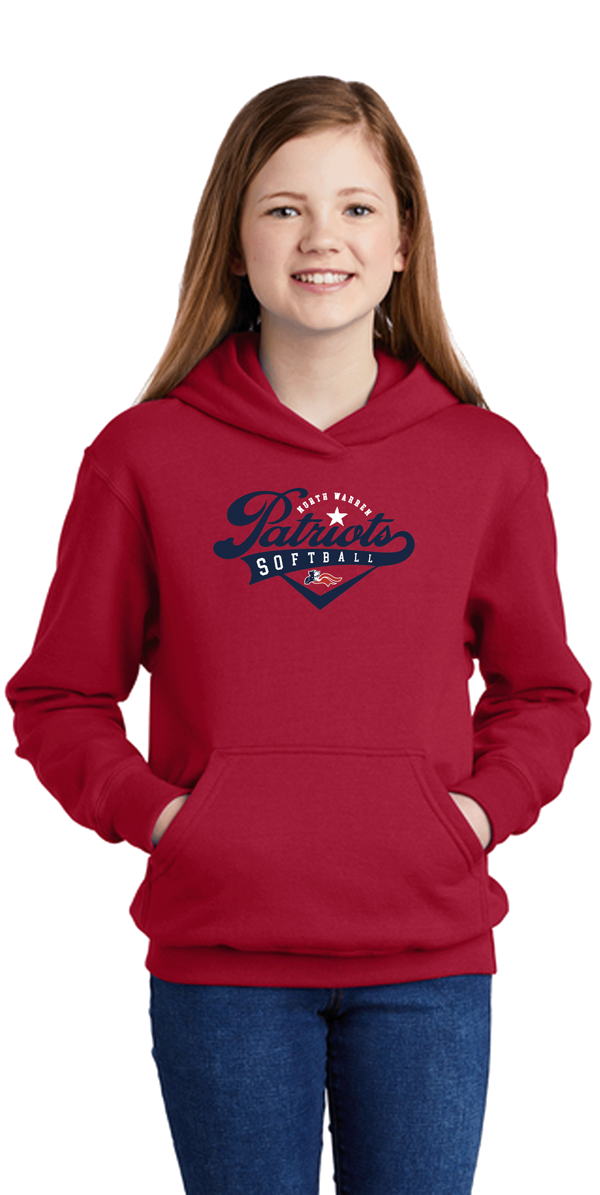 Youth 50/50 Blend Fleece Pullover Hoodie