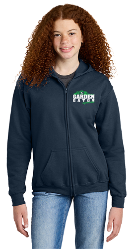 Youth Heavy Blend™ Full-Zip Hoodie - 8oz 50/50 cotton/poly