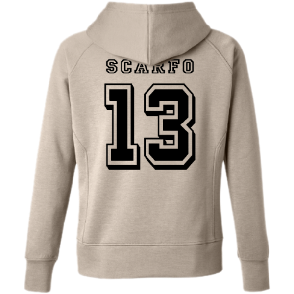 Soccer Mom - Ladies 8.8oz Tri-Blend Fleece Hoodie