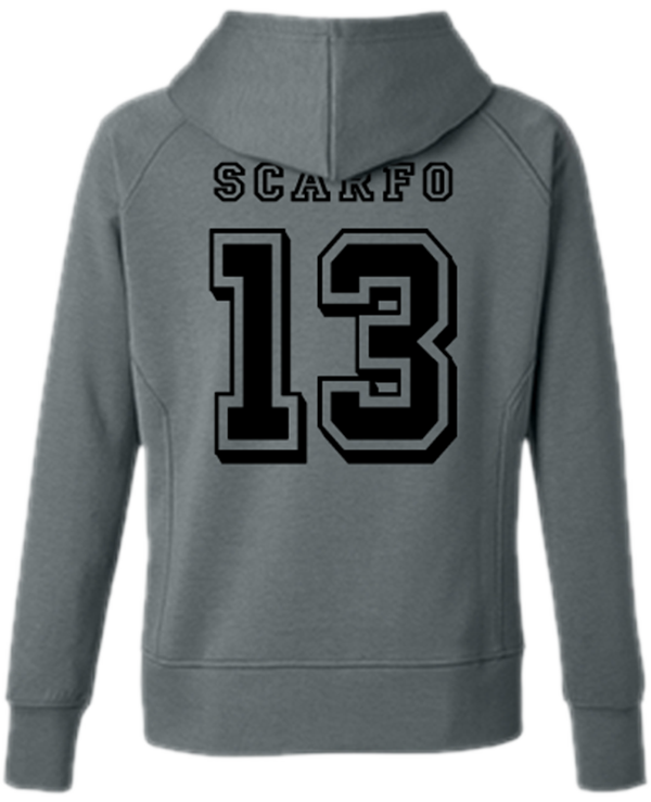 Soccer Mom - Ladies 8.8oz Tri-Blend Fleece Hoodie