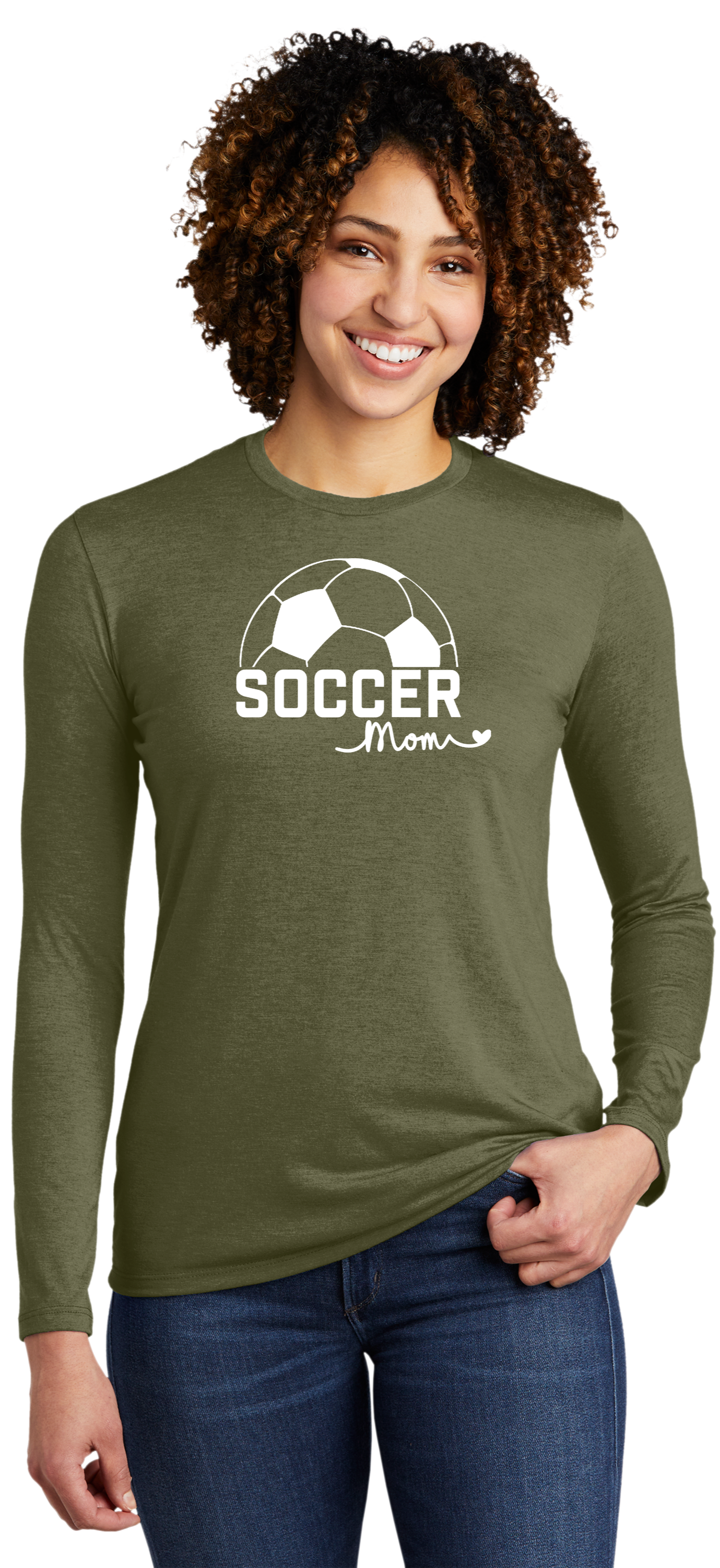 Soccer Mom Tri-Blend Long Sleeve