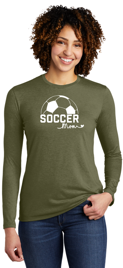 Soccer Mom Tri-Blend Long Sleeve