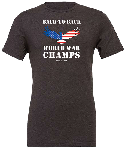 USA Back-To-Back World War Champs Unisex Tee