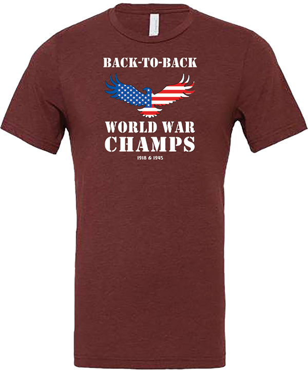 USA Back-To-Back World War Champs Unisex Tee