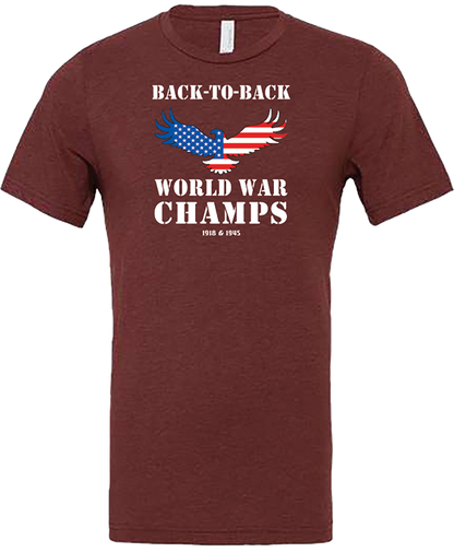 USA Back-To-Back World War Champs Unisex Tee