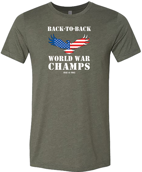 USA Back-To-Back World War Champs Unisex Tee