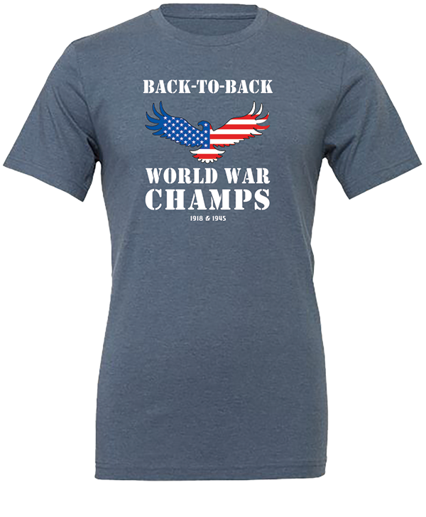 USA Back-To-Back World War Champs Unisex Tee