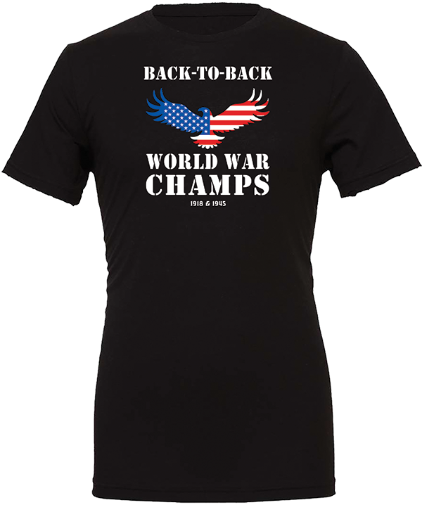 USA Back-To-Back World War Champs Unisex Tee