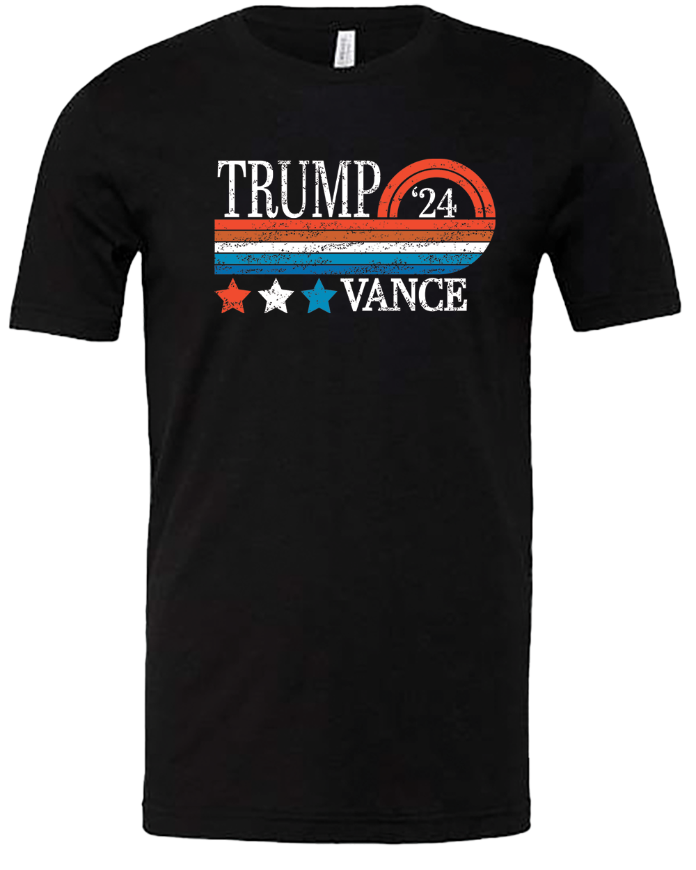 Trump Vance 2024 3-Stars Tee Shirt