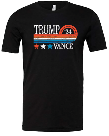 Trump Vance 2024 3-Stars Tee Shirt