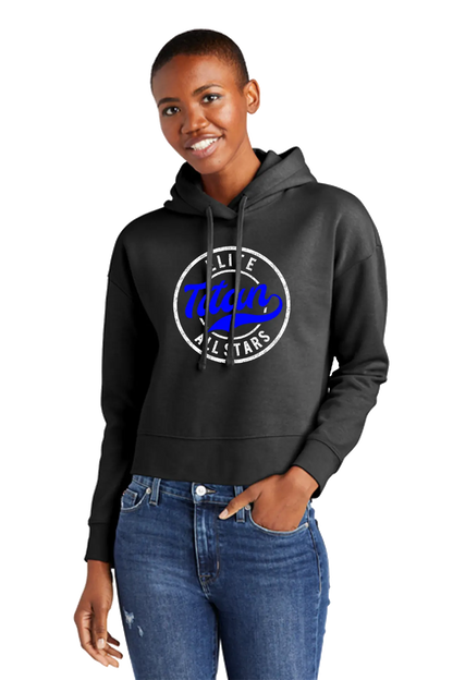 Person wearing a black hoodie with a logo and text, standing against a white background. Paper Street Print Co, Blairstown, NJ.