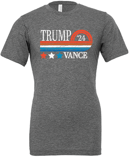 Trump Vance 2024 3-Stars Tee Shirt