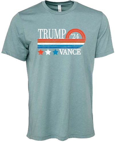 Trump Vance 2024 3-Stars Tee Shirt