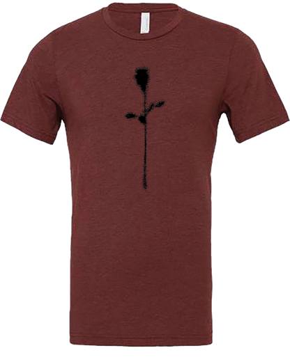 Dot Art Rose Tee Shirt