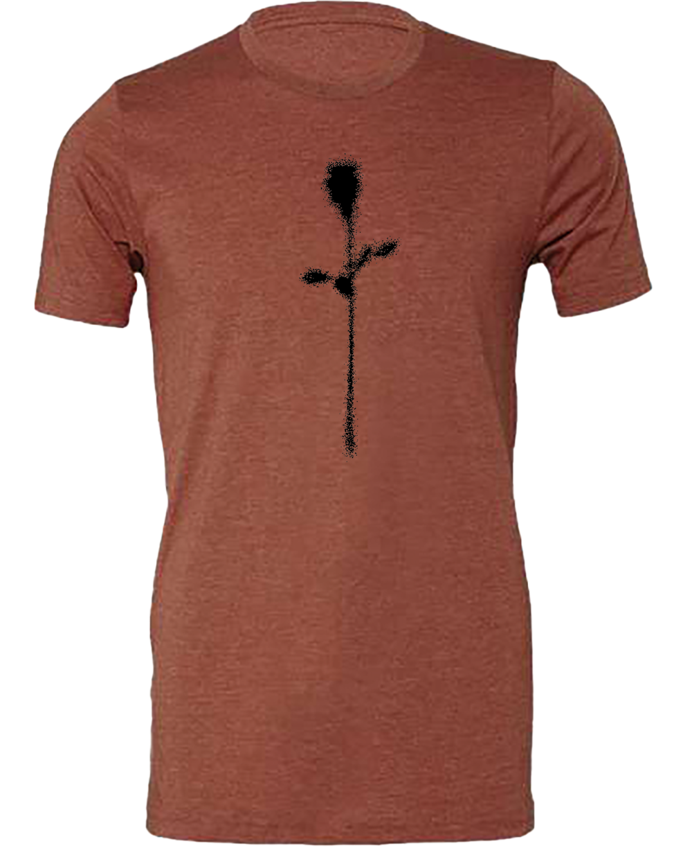 Dot Art Rose Tee Shirt