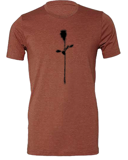 Dot Art Rose Tee Shirt