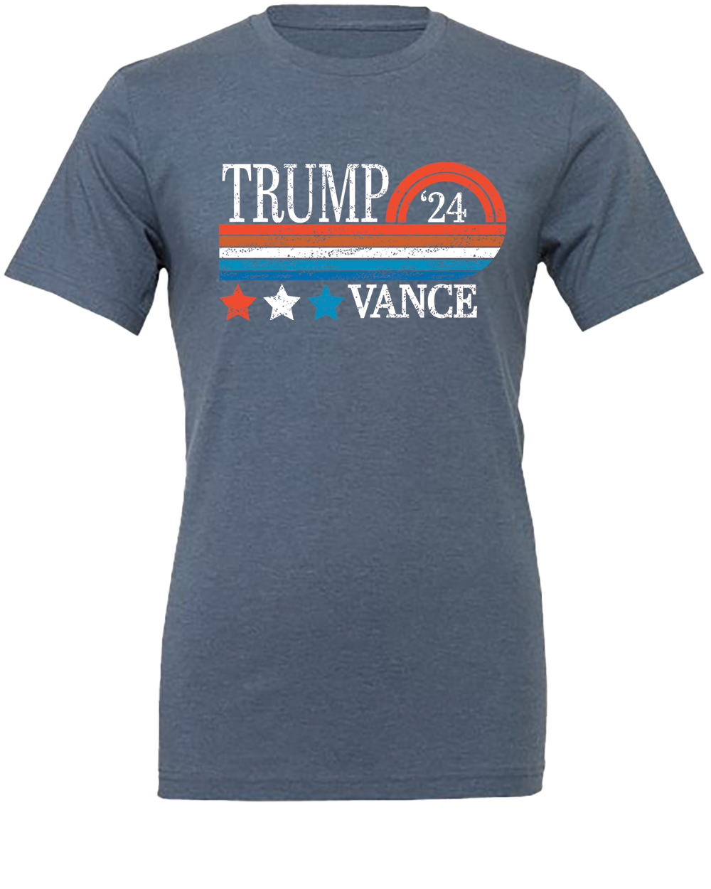 Trump Vance 2024 3-Stars Tee Shirt